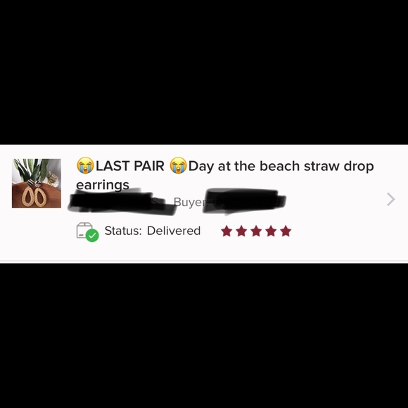 ๐ฅBeach Glam straw drop earrings - Picture 4 of 7